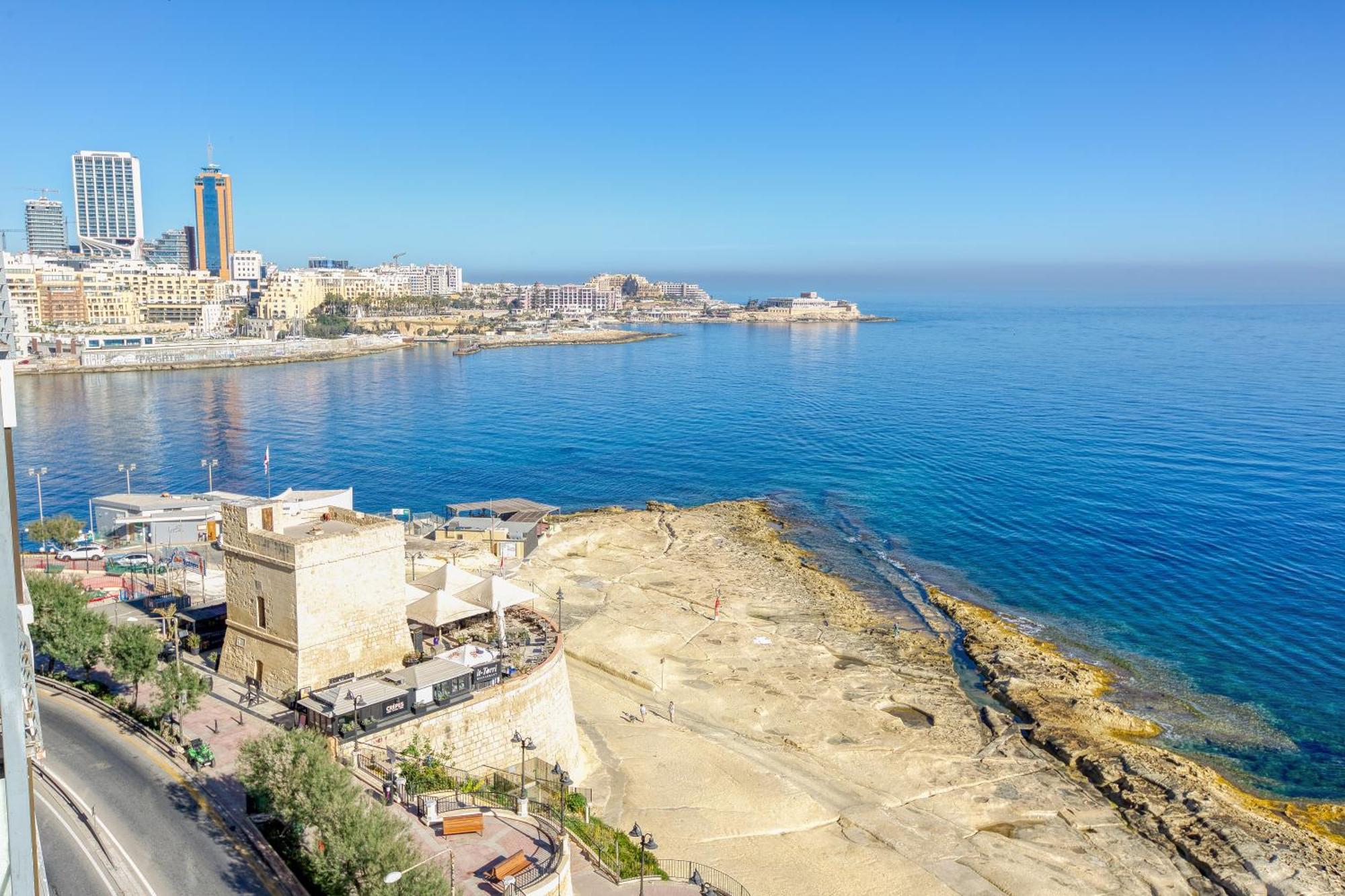 Seafront Sliema Apartment With Balcony & Sea Views By Jl Dış mekan fotoğraf